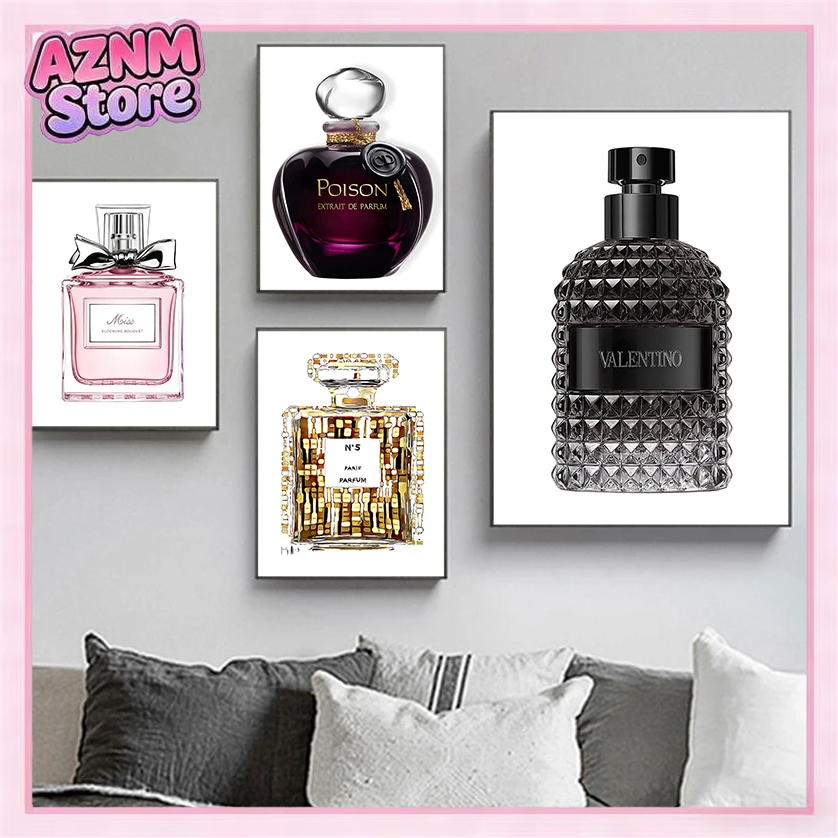 Home Fragrance Room Spray - 1pc frameless Minimalist Wall Art Woman