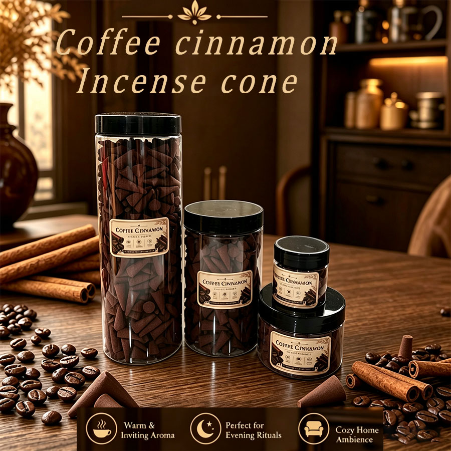 Premium coffee-flavored incens - Home Fragrance Jar ulasan dan harga