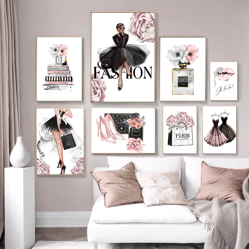 Fashion Woman Perfume Poster P - Home Fragrance Room Spray ulasan dan harga